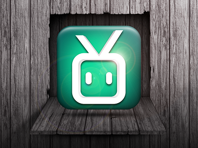 JobOK App Icon app green icon illustration ios jobok photoshop render white wood