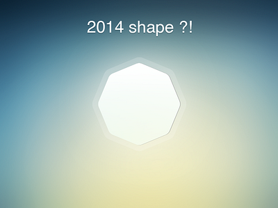 2014 shape ?! 2014 design evolution next playoff shapes simple time trend