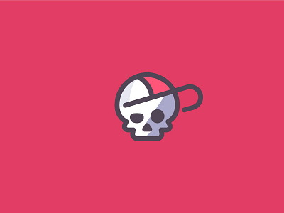 iconfield skull flat icon icon design iconography illustration logo skull vector