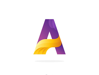 Letter A Logo 3d abstract logo colorful design icon letter letter a letter a logo lettern logo logotype