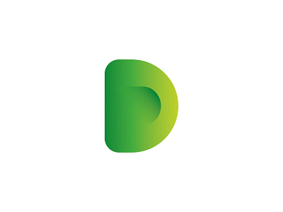 Letter D grapich green icon letter letterd logo