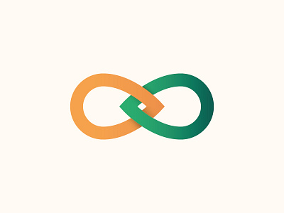 Infinity 3 3d design icon infinity logo