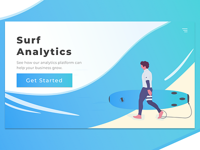 Surf Analytics 2 - Landing Page