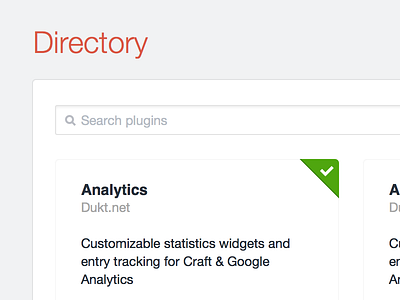 Directory for Craft CMS