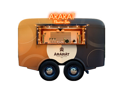 Ararat Flavors Mobile Bar ararat branding design kazakhstan