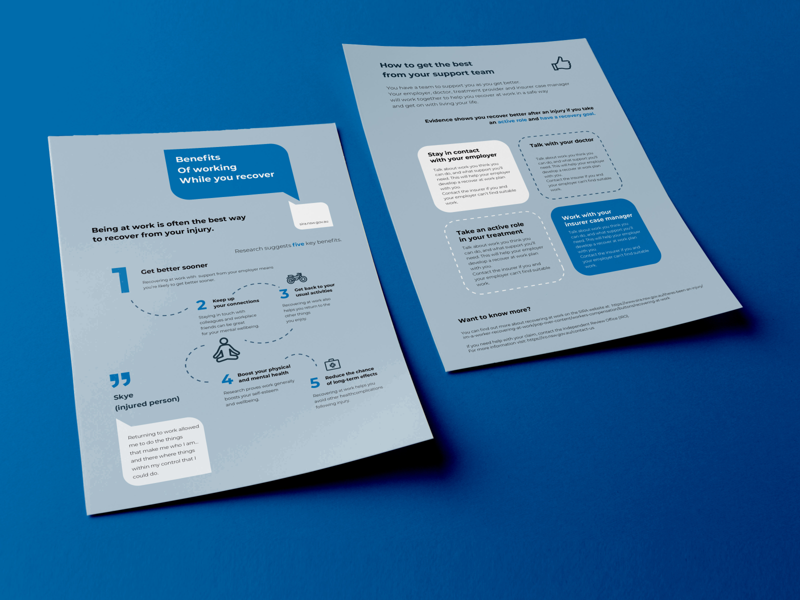 Medical Brochure by Asiya Asiya on Dribbble