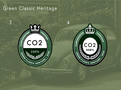 GREEN CLASSIC HERITAGE car sticker