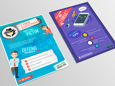 Security Elevate Cyber Security Posters