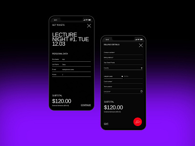 Aurora Mobile Kit billing black brutalist dark form minimalism order order form payment promo page themplates ui component ui components ui design ui elements ui kit ui kits ui pack