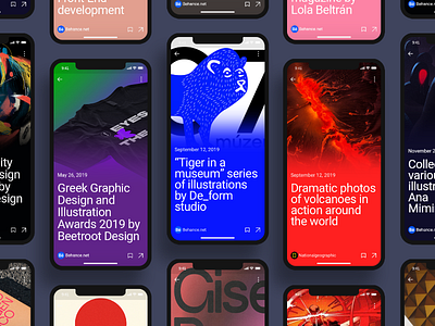 Pulse UI Kit. News Aggregator App
