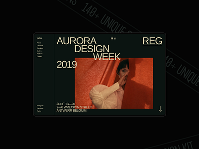 Aurora Events Design Kit app brutalist interface minimalism mobile promo page themplates typography ui component ui components ui elements ui kit ui kits ui pack