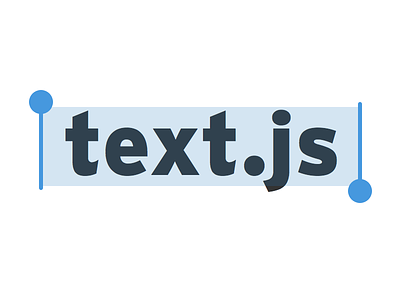 Text.js logo opensource