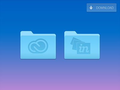 InVision & Creative Cloud Replacement Yosemite Folder Icons icons mac mac icons