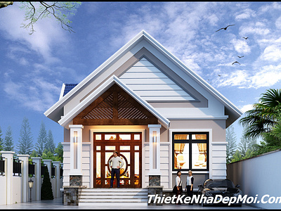 Nhà cấp 4 mái thái 3 phòng ngủ đẹp 2019 by Thiết Kế Nhà Đẹp Mới on ...