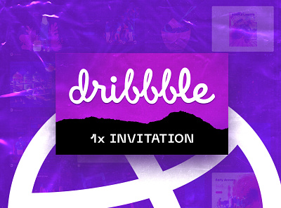 Dribbble Invitation / Draft competition draft dribbble best shot dribbble debut dribbble invite giveaway invitation voidbelow