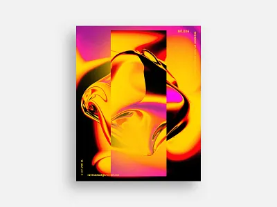 Voidbelow / Neu Noir 3d abstract adobe black c4d cinema4d design gold gradient illustration inspiration photoshop pink poster poster a day poster art poster design purple voidbelow yellow