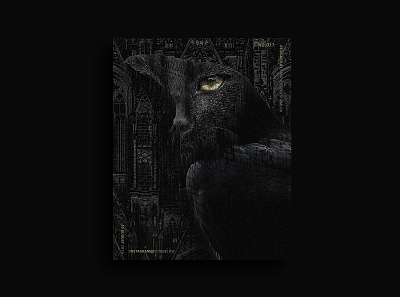 Voidbelow / The Queen abstract black cat crow design gothic inspiration photoshop poster poster a day poster art poster design raven voidbelow