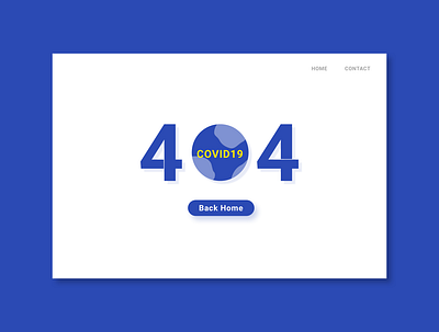 Daily UI 8 — 404 page daily 100 challenge