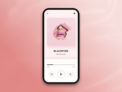 Daily UI 9 — Music Player daily 100 challenge