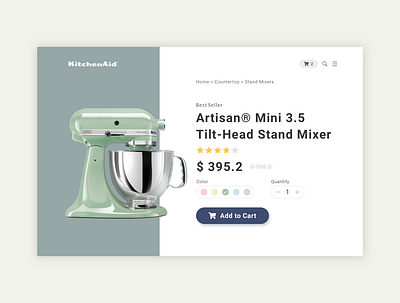Daily UI 12 — Single Product daily 100 challenge