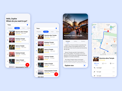 Travel App (Daily UI 19/20)