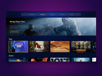 Daily UI 25 — TV App