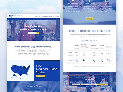 insurance UI design ui web