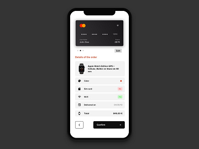 Daily UI #002 - Credit card checkout