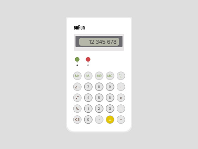 Daily UI #004 - Calculator