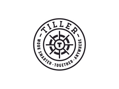 Tiller logo seal t tiller type wheel