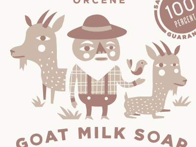 Goat Milk Soap illustration