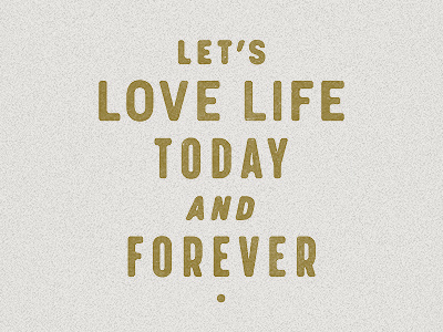 Let's Love Life