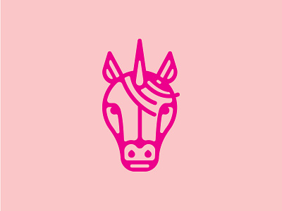 Unicorn Friday horn horse icon illustration pink unicorn