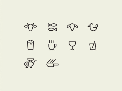 Restaurant Icons