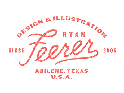 The new me. abilene brand branding custom type feerer logo rebrand ryan script texas type typography