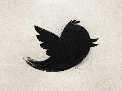 Twitter logo for @twitter_chs calligraphy chinese logo twitter