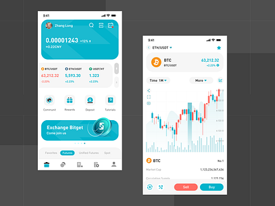 Blockchain exchange App