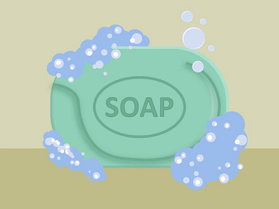 Soap design basic everydayobject graphicdesign illustrator vector vector illustration