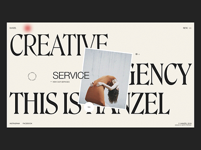 Hanzel concept design interface typography ui ux web web design webdesign website