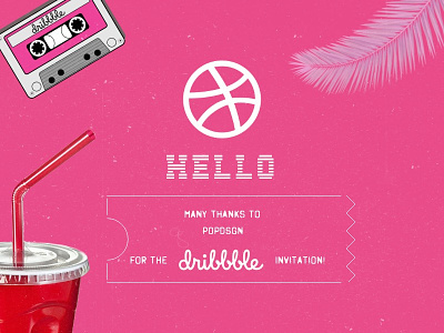 Hello Dribbble! debut dribbble firstshot hello