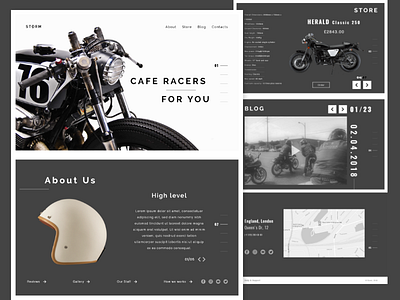 Digital Graphic Concept Cafe Racer Scrambler Mix and Modern · Creative  Fabrica
