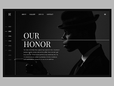 H concept ui ux web web design