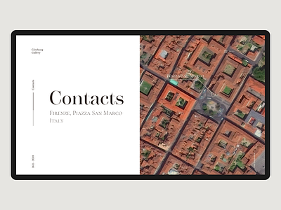 Göteborg Gallery (Baroque Art) art baroque concept design interface typography ui ux web web design webdesign website