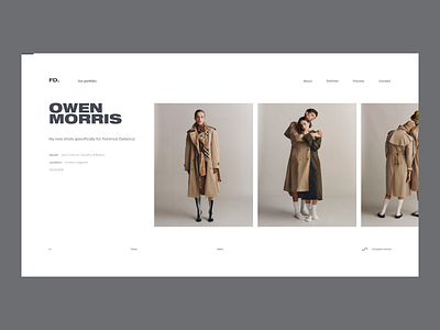 Florence Delacruz blog branding concept design fashion grid interface photo photography typography ui ux web web design webdesign website