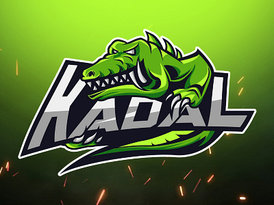 KADAL gaming logo mascot