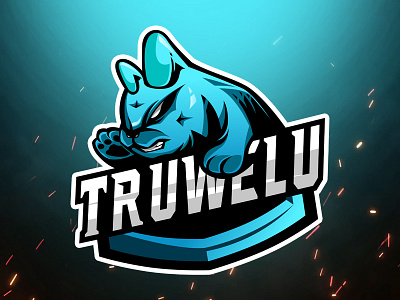 Truwelu branding esport gaming illustration logo mascot sport vector