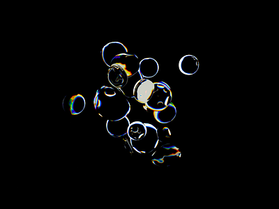 Glossy bubbles 3d art 3d graphics bubble design elegant glossy glow ilustration octane octane render refraction shapes spheres