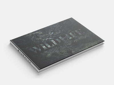 Wildlife Book book design photoshop print