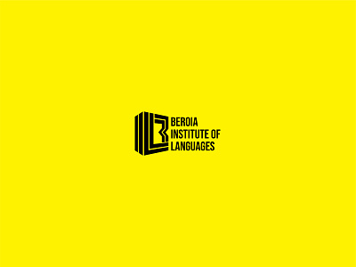 Beroia Institute of Languages bil logo book logo branding design graphic design institute logo logo