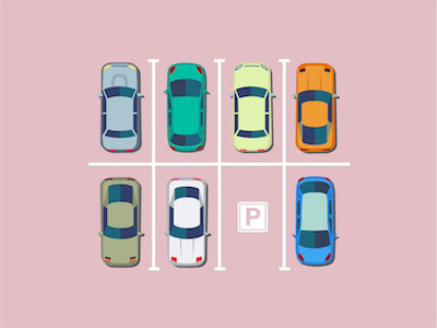 Parking icon illustration